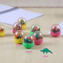 7Pcs/1Egg Mini Students Office Stationery Gifts Dinosaurs  Rubber Eraser Pencil