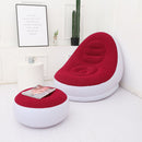 Inflatable Air Sofa Thickened Home Outdoor Beach Leisure Sleeping Bed with Pedal
