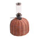 Rattan Outdoor Gas Cylinder Cover Camping Cook Gas Tank Protector (Coffee) Newly