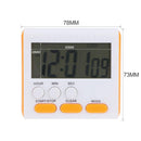 Multi-function Electric LCD Digital Kitchen Timer Alarm Count Clock(Orange)