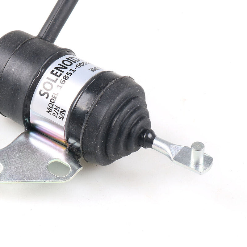 Fuel Shut Off Solenoid 16851-60014 for Kubota RTV900R RTV900S RTV900T RTV900W