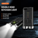 900lm XPG LED Lights Torch with Keychain Type-C USB Rechargeable Work Flashlight