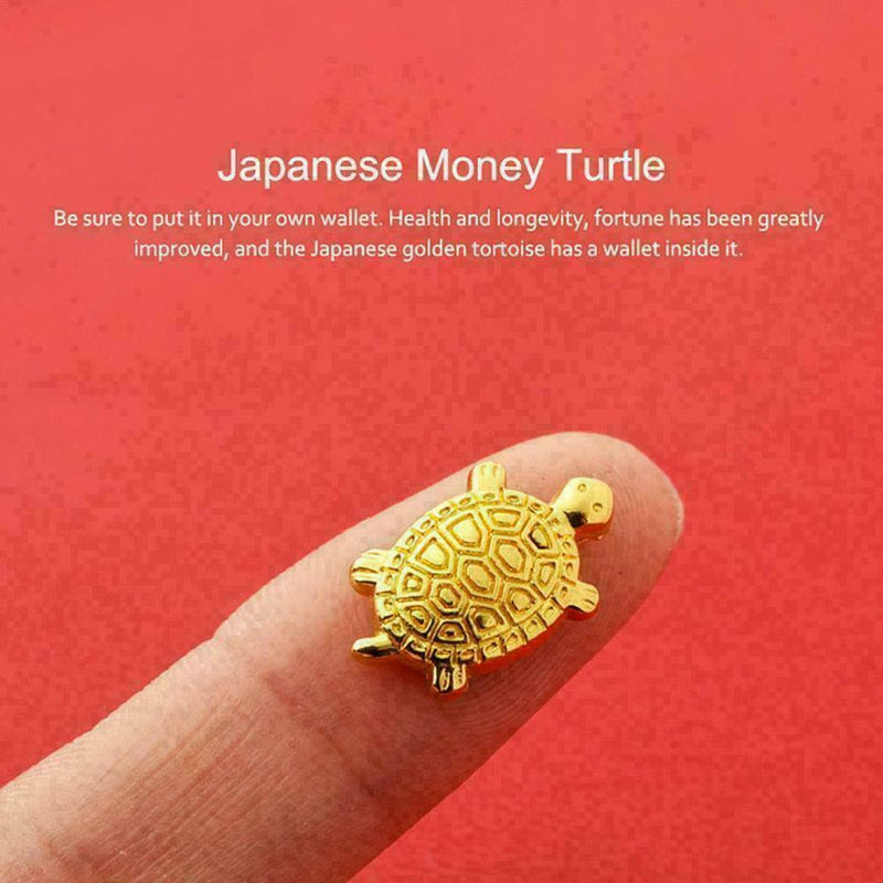 Money Turtle Small Golden Tortoise Defensive Blessing D9U5 Fortune L9Y6 G1J3