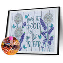5D Diamond Painting DIY Flower Letters Partial Special Shape Drill (X062) Newly