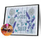 5D Diamond Painting DIY Flower Letters Partial Special Shape Drill (X062) Newly
