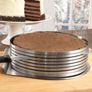 Stainless Steel 15-20cm Adjustable Retractable Circular Ring Cake Mould