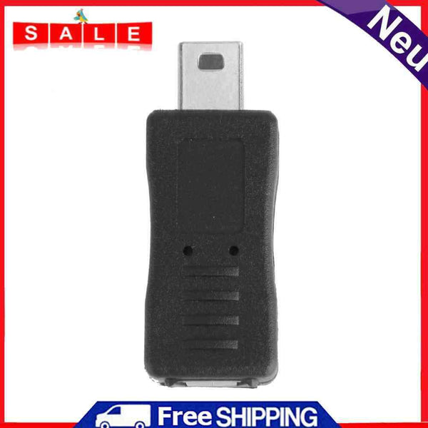 Homever Mini USB 5Pin Male to Micro USB Female T Shape V3 to V8 Adapter Convert