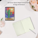 DIY Cactus Special Shaped Diamond Painting 60 Page A5 Notebook School Stationery