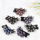 Crystal Flexible Dovetail Styling Tools Hair Clips Rhinestone Hairpin Barrette