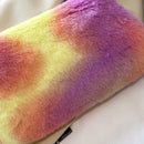 Animal Underarm Bag Women Mini Plush Shoulder Handbags Purse (15 Tie Dye)