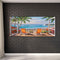 Balcony Sea View Oil Paint By Numbers Kits DIY Landscape Decoration Unframed