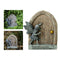 Fairy Door Fairies Sculpture Elf Statues Outdoor Wall Garden Outdoor Hot K7O0