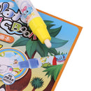 Slibrat Magic Water Drawing Cloth Book Kids Reusable Forest Drwain