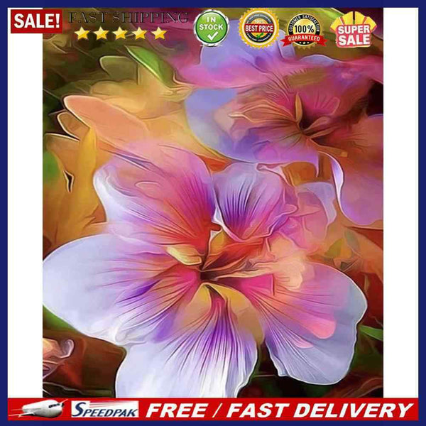 Oil Paint by Numbers Blossom Canvas Artwork Living Room Picture Craft Decorat