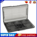 12+2 Slots Game Memory Card Case Holder Fit for Nintendo Switch Box (Black)