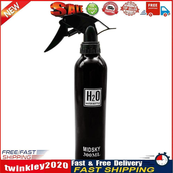 Salon Spray Bottle Aluminum Sprayer Water Pot Hair Styling Tools (Black) Newly