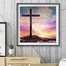 Diamond Painting 5D Full Round Drill Mosaic DIY Color Cross Wall Decoration Kit