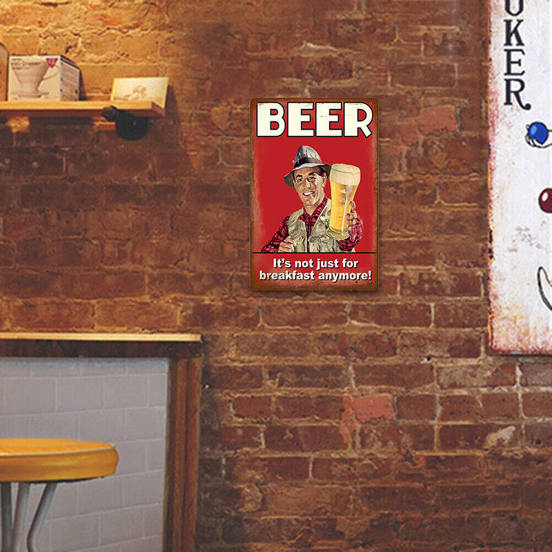 Retro Beer Metal Tin Signs Home Wall Decor Poster Nostalgia Plates Craft Plate