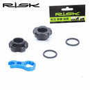 Vacuum Presta Valve Nut Tire Valve Cap Tires Nozzle Lock with Install Wrench