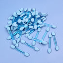 50pcs Eye Shadow Brush Double Sided Beauty Women Makeup Brushes (Blue)