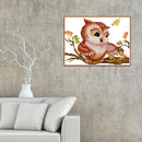 Cross Stitch Kits 14CT Stamped Tree Bird Canvas Needlework (DA410)