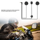 Helmet Intercom Stereo Headsets Bluetooth-Compatible Speaker Earphone for V4 V6