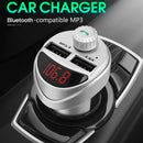 Car Charger FM Transmitter Dual USB Bluetooth-Compatible Audio MP3 Player Newly