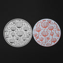 Domybest 1 Set Circular Frame DIY Punching Molds Stencils Scrapbook Embossing