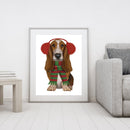 Christmas Puppy Oil Paint By Numbers Kits Canvas Drawing DIY Coloring Picture