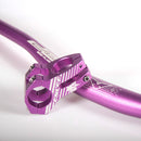 ENLEE 31.8mm Mountain Bicycle Stem Handlebar Short Hollow Stem (Purple) Newly