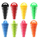 Motorcycle Exhaust Pipe Air-Bleeder Plug Muffler Wash Plug Small (Black)