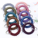 Men Women Wristlet Wristlet Keychain Bracelet Plastic Spiral Keychains Key Ring