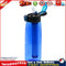 Large Capacity Water Kettle 650ml Outdoor Gym Filter Shaker Bottle (Blue) Newly