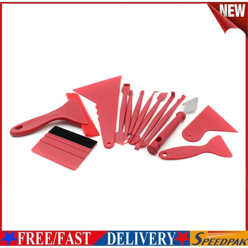 13pcs/set Car Vinyl Wrap Tool Kit Film Wrapping Window Tinting Squeegee