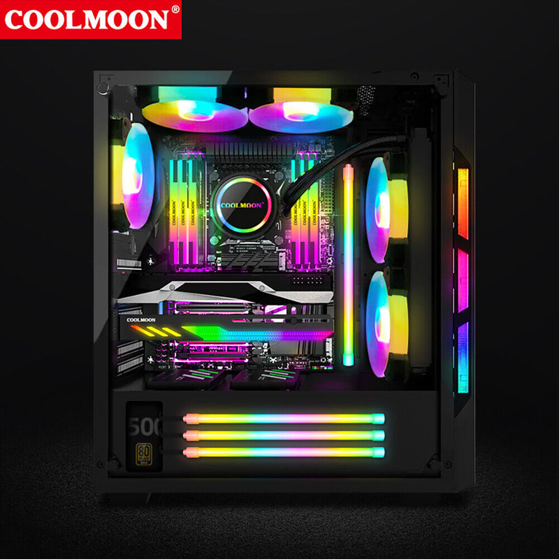 COOLMOON Y360 5V ARGB LED Light Strip PC Case Decoration Lamp Bar Accessories