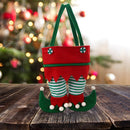 Christmas Elf Candy Bags Velvet Santa Claus Bags Festival Party Decor (A)