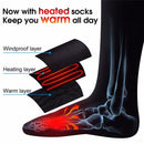 Fishing Cycling Battery Power Electric Heated Socks Foot Warmer Thermal Cotton