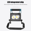 #A USB Solar LED Work Floodlights Waterproof for Camping Lighting with Bracket