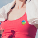 Liujuan Pin with Ukraine "I Stand with Ukraine", Round, 5.8 cm