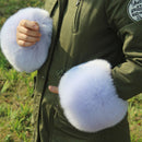 Accessories Winter Ladies Plush Cuff Windproof Oversleeve Wrist Faux Fur