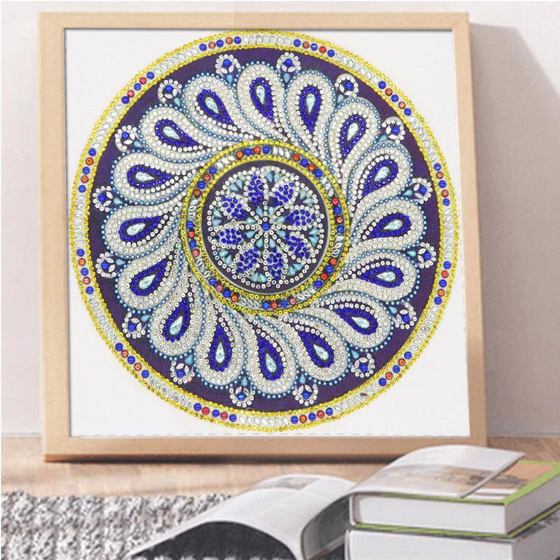 5D DIY Special Shaped Diamond Painting Mandala Cross Stitch Kits (R8349) Newly