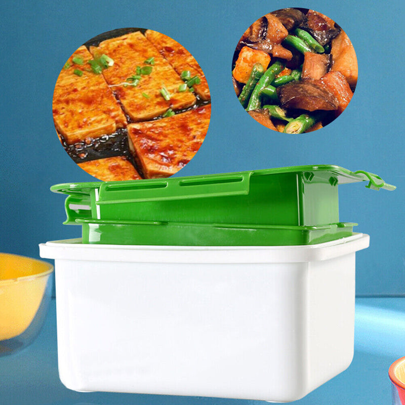 Tofu Squeezer Bean Curd Expresser Drainer Tray Kitchen Tofu Press-maker