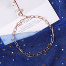Punk Trendy Aluminium Metal Chain Choker Statement Necklace Short Chain