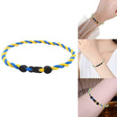 Support Ukraine Ukrainian Flag Adjustable Surfer Bracelet-2022 stop war
