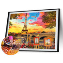5D DIY Full Drill Diamond Painting Paris Tower Cross Stitch Embroidery Kit