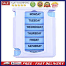 Weekly Pill Case Travel Strong Sealing Tablet Medicine Organizer Storage Bo