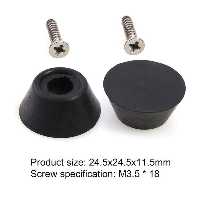 10pcs Rubber Pool Cue Tip Billiard Snooker Bottom Pole Tail Protector Cover