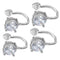 Women Men Tragus Earrings Non Piercing Earrings Zircon Ear Cuff No Pierced