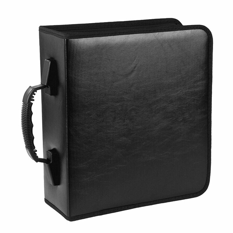 PU Leather CD DVD Wallet Holder Bag Album Disc Organizer Storage Carrying Case