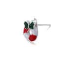 Jewelry Santa Deer 8Pcs/Set Gift Christmas Tree Snowflake Xams Stud Earrings